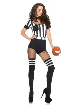 LEG AVENUE Womens No Rules Referee Costume