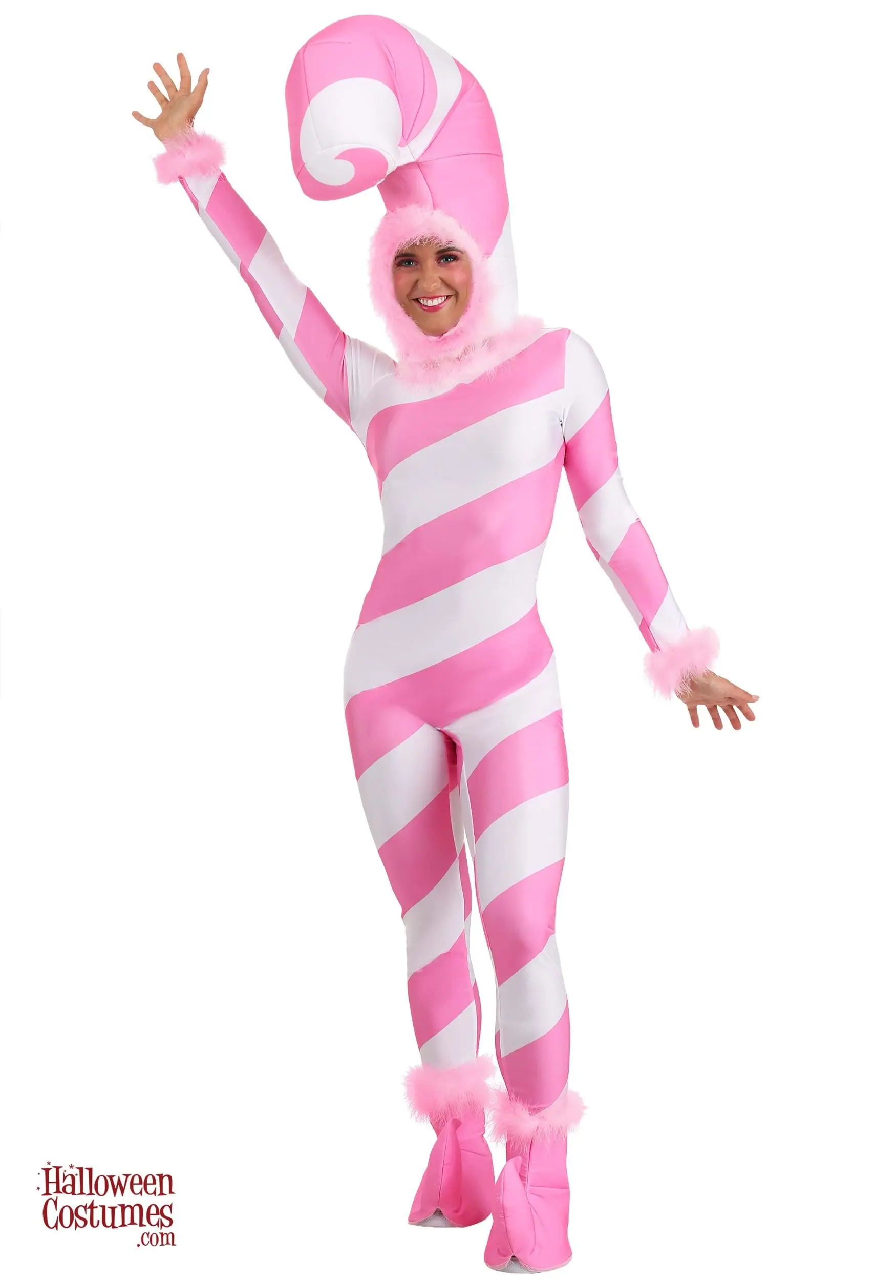 Fun Costumes Womens Pink Candy Cane Costume - Image 6