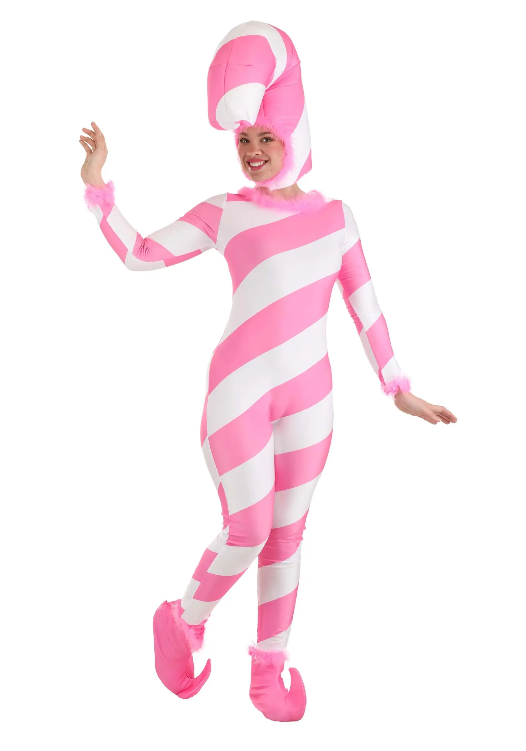 Fun Costumes Womens Pink Candy Cane Costume - Image 5