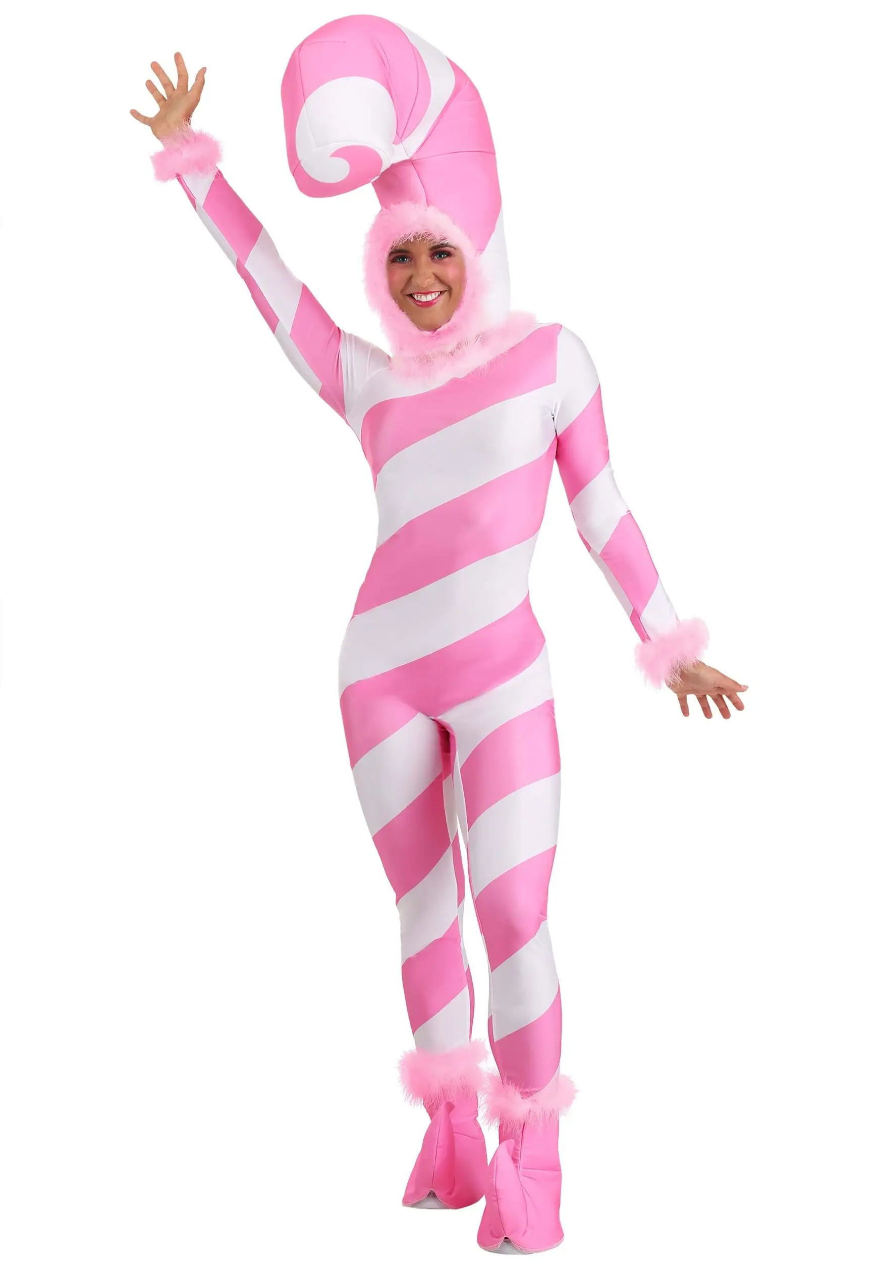 Fun Costumes Womens Pink Candy Cane Costume