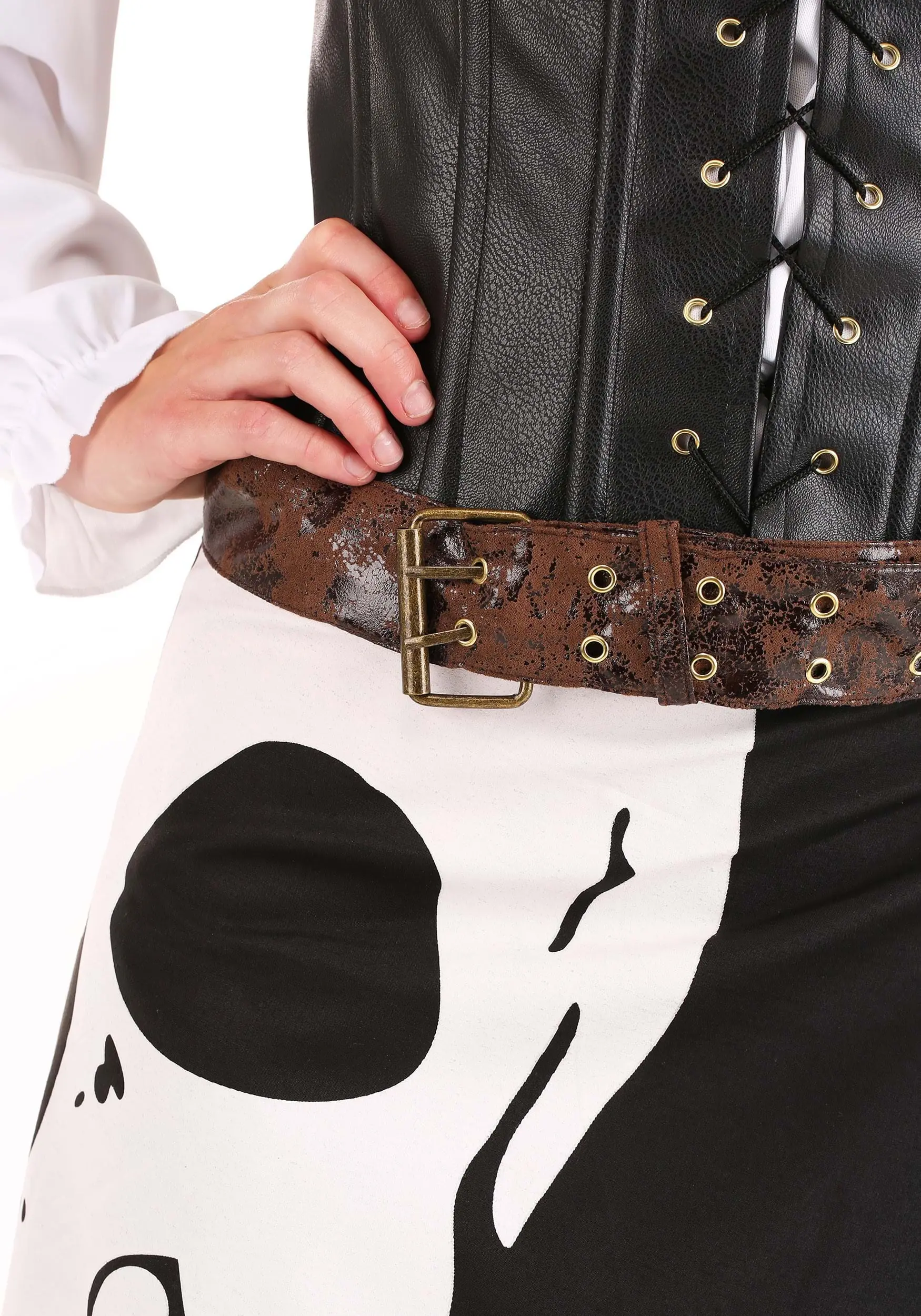 Fun Costumes Skeleton Flag Rogue Pirate Costume For Women - Image 6